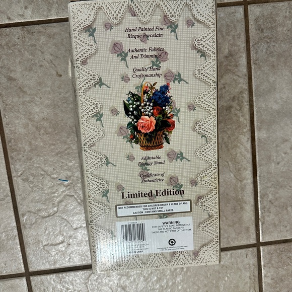 COLLECTOR'S CHOICE FINE 12" PORCELAIN DOLL- New in Box. Never opened. - Picture 2 of 2